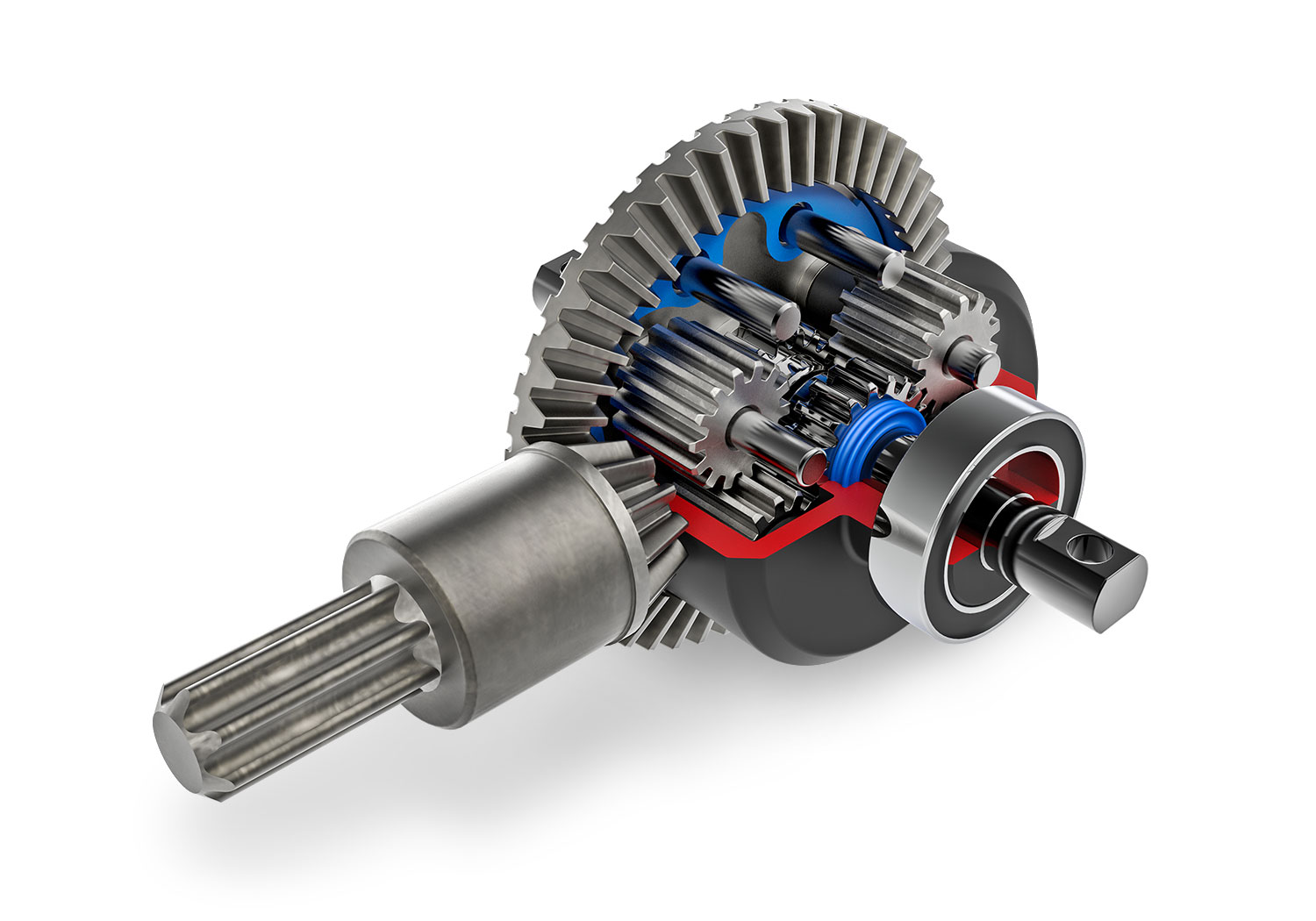 A detail shot of the Mini Maxx BL-2S Ready to Run (Green) (TRA107154-1-GRN).