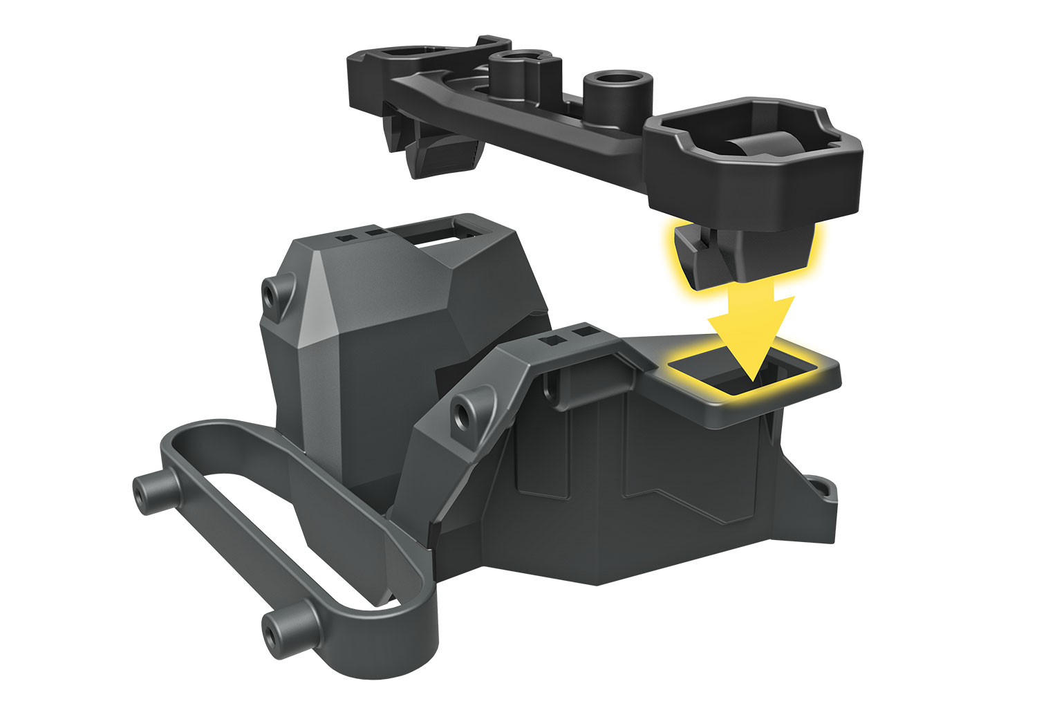 A detail shot of the Mini Maxx BL-2S Ready to Run (Green) (TRA107154-1-GRN).