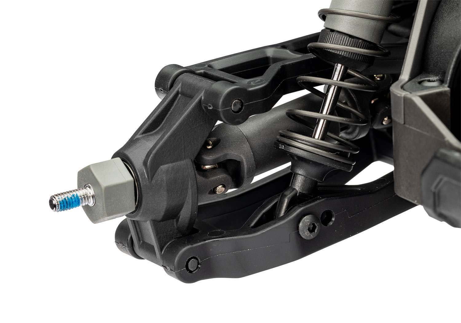 A detail shot of the Mini Maxx BL-2S Ready to Run (Green) (TRA107154-1-GRN).