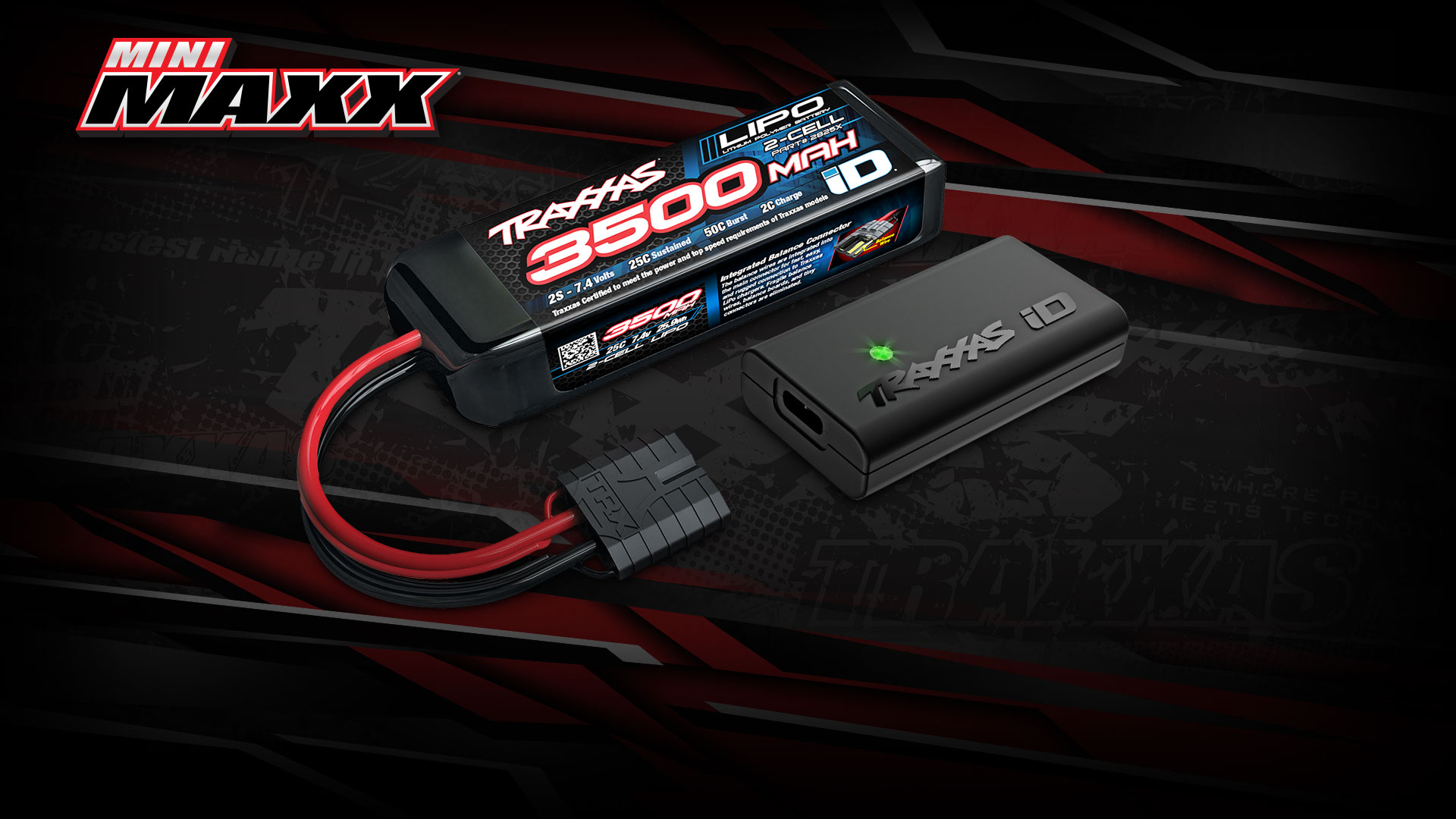 Includes LiPo Battery and Charger
