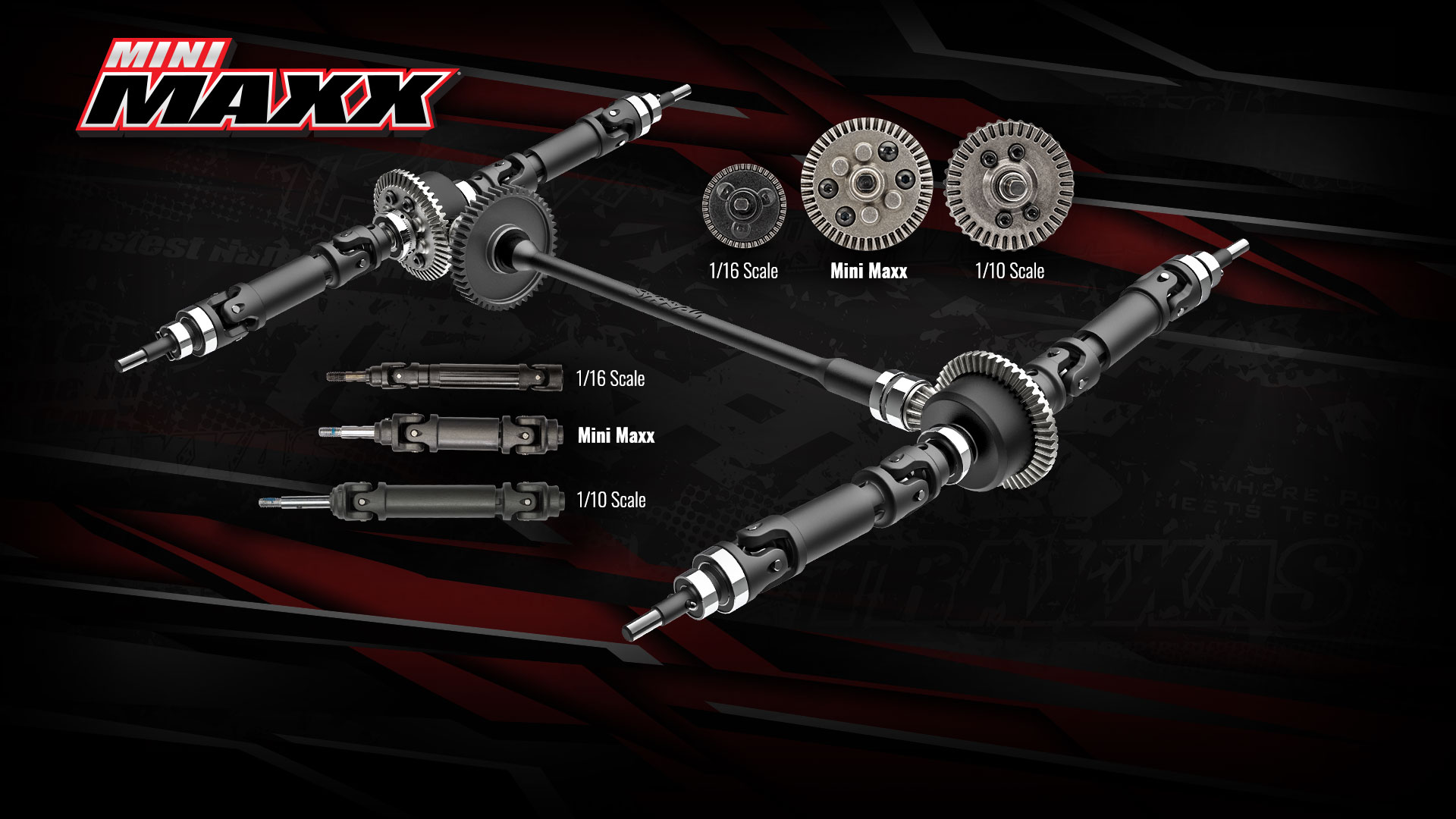 1/10 Scale 4X4 Driveline