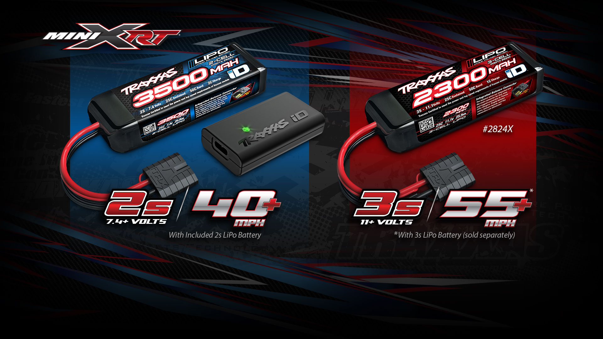 Includes LiPo Battery and Charger