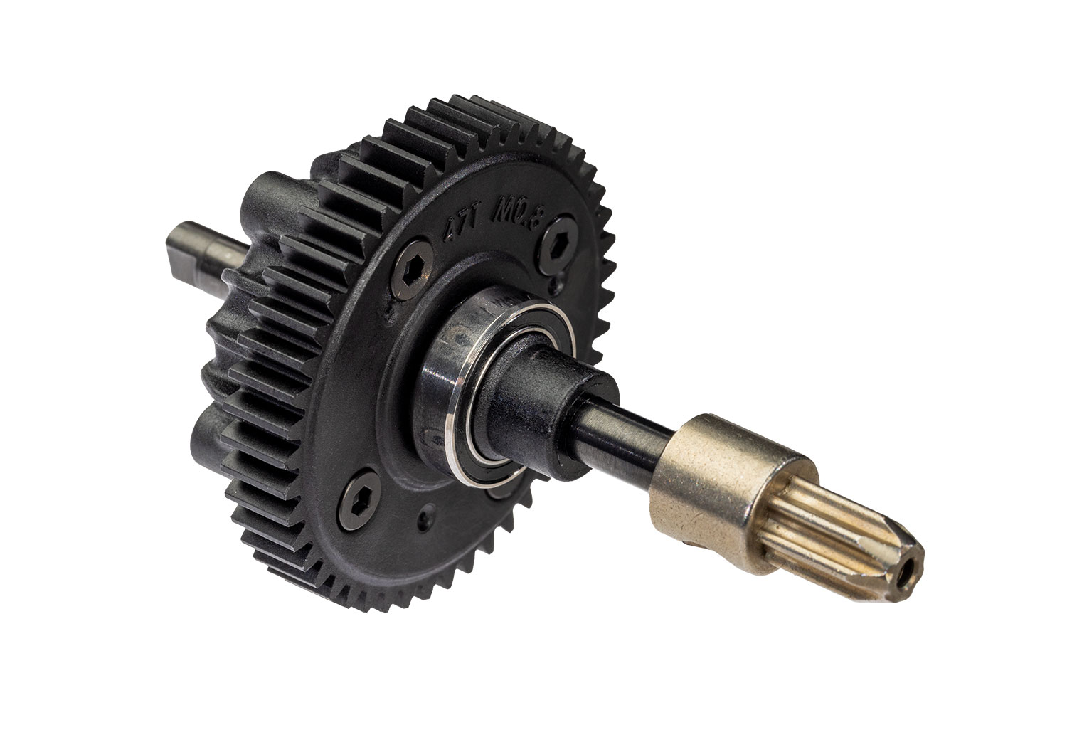 A detail shot of the Mini XRT Ready to Run (Red) (TRA108076-1-RED).