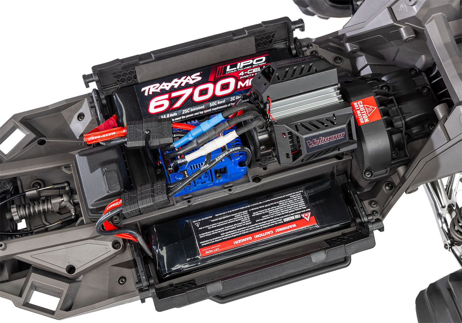 A detail shot of the Funco Motorsports Pro Scale Sand Car Ready to Run (Blue) (TRA109076-4-BLUE).