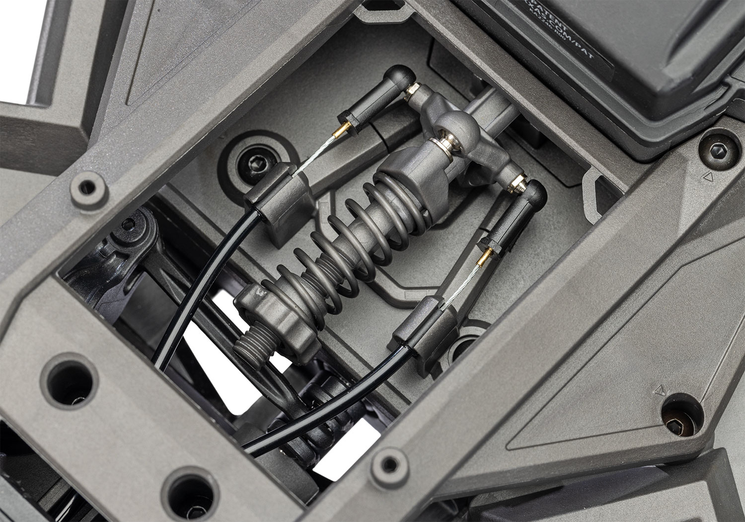 A detail shot of the Funco Motorsports Pro Scale Sand Car Ready to Run (Blue) (TRA109076-4-BLUE).