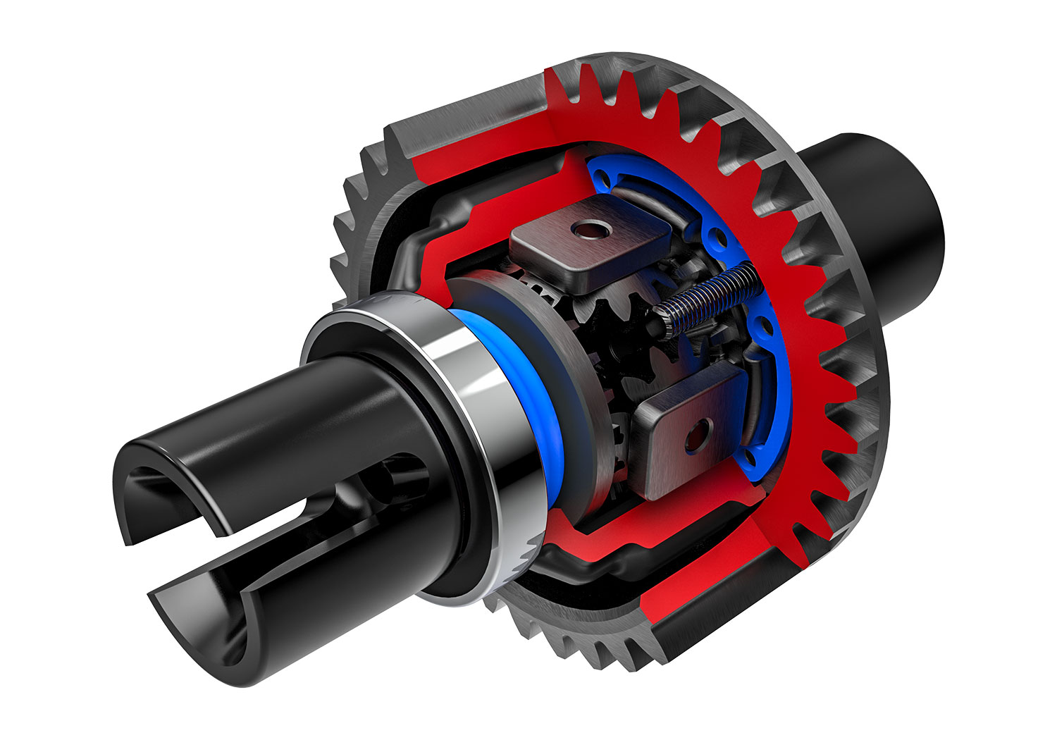 A detail shot of the Funco Motorsports Pro Scale Sand Car Ready to Run (Green) (TRA109076-4-GRN).