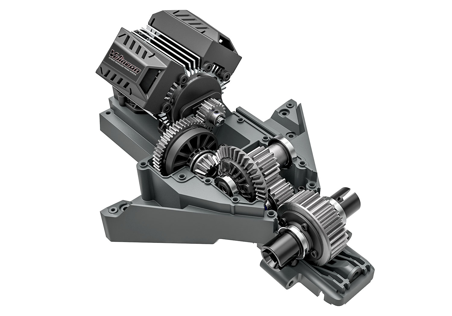 A detail shot of the Funco Motorsports Pro Scale Sand Car Ready to Run (Green) (TRA109076-4-GRN).