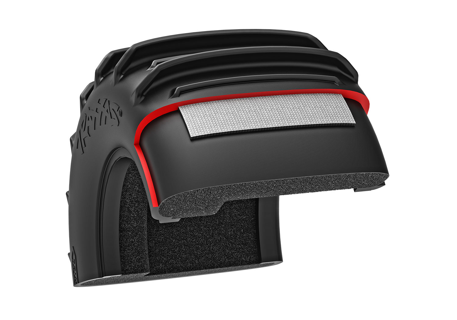 A detail shot of the Funco Motorsports Pro Scale Sand Car Ready to Run (Green) (TRA109076-4-GRN).