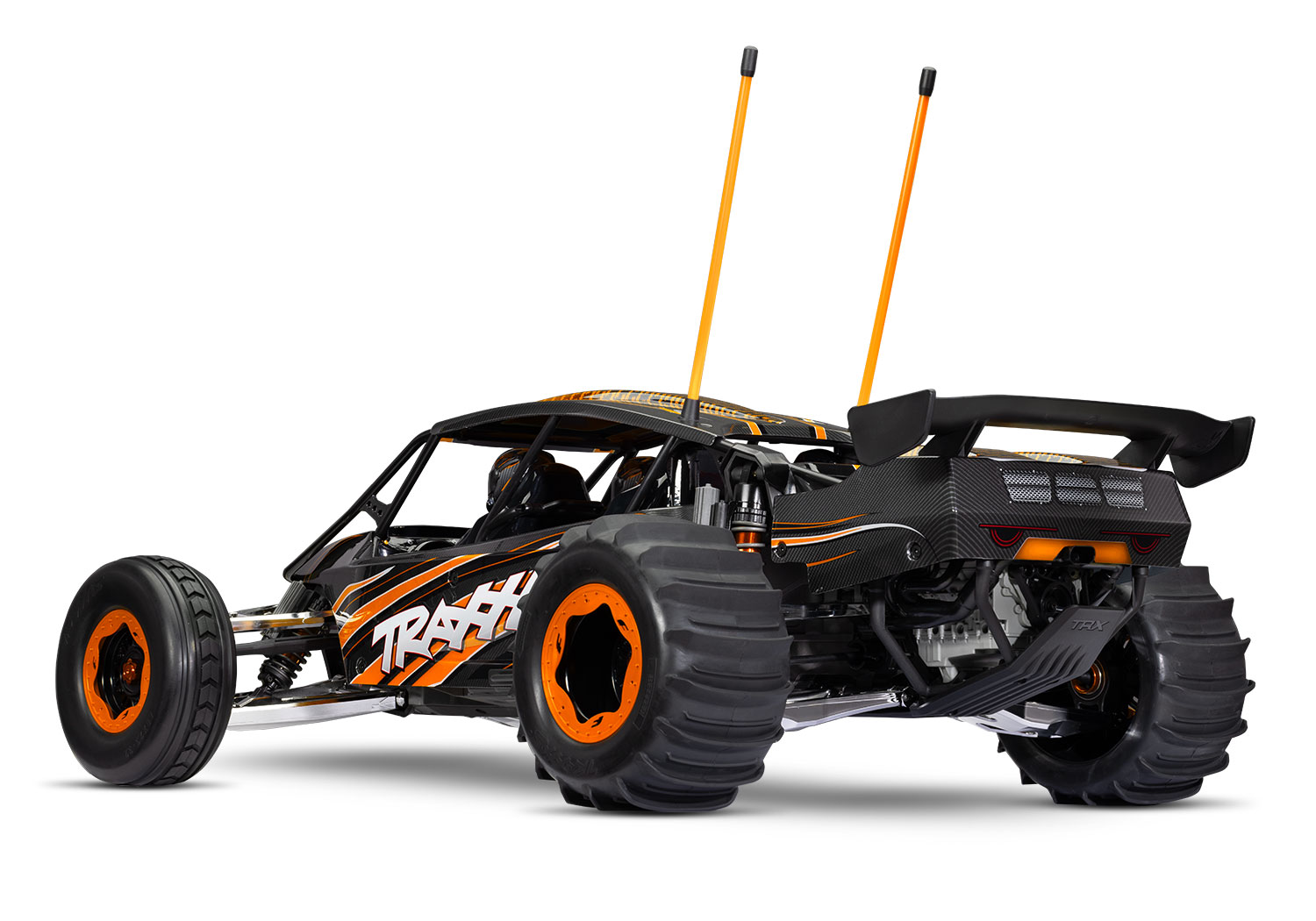 A studio shot of the Funco Motorsports Pro Scale Sand Car Ready to Run (Orange) (TRA109076-4-ORNG).