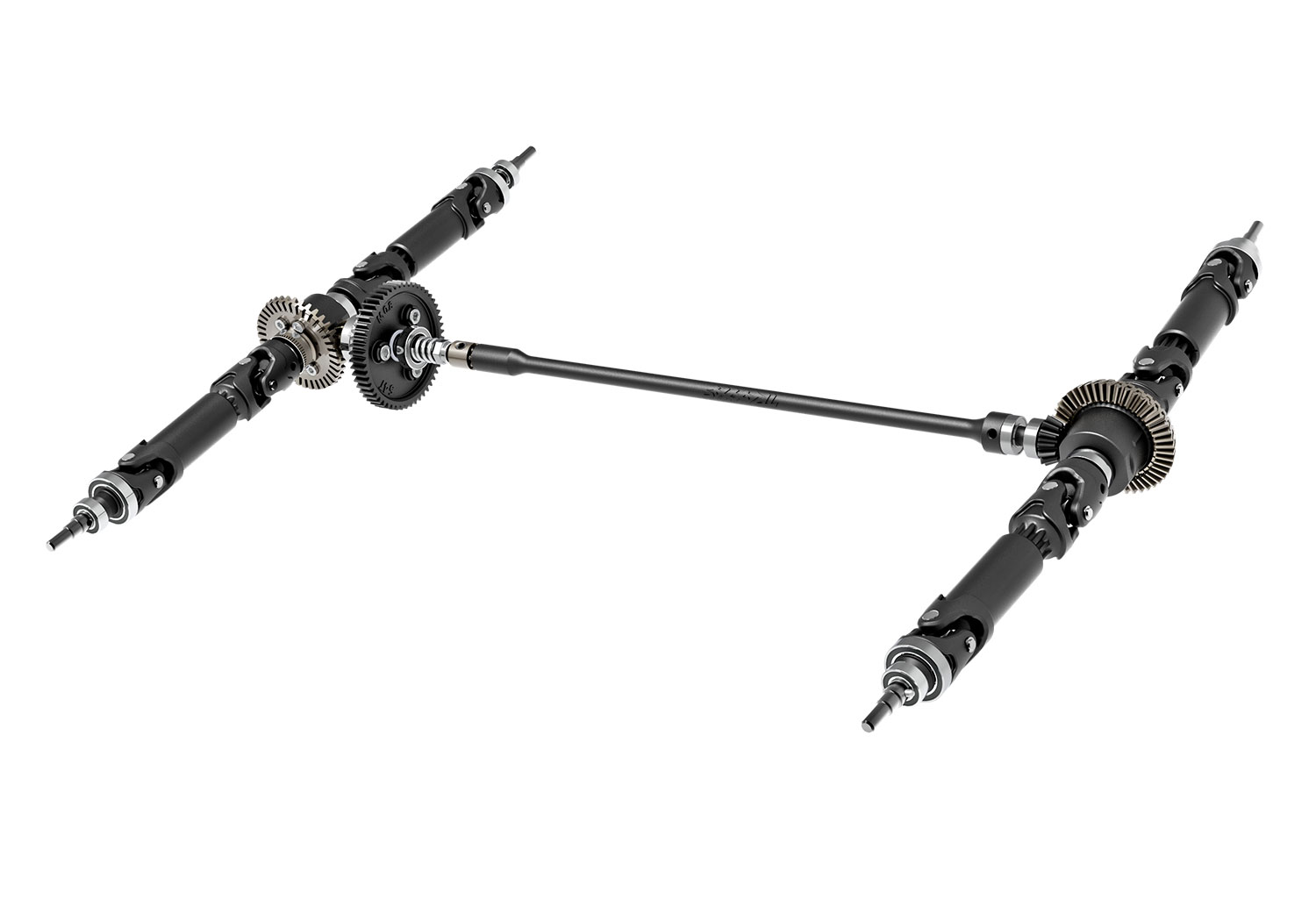 A detail shot of the 1/10 Stampede 4x4 BL-2S Ready to Run (Blue) (TRA67154-4-BLUE).