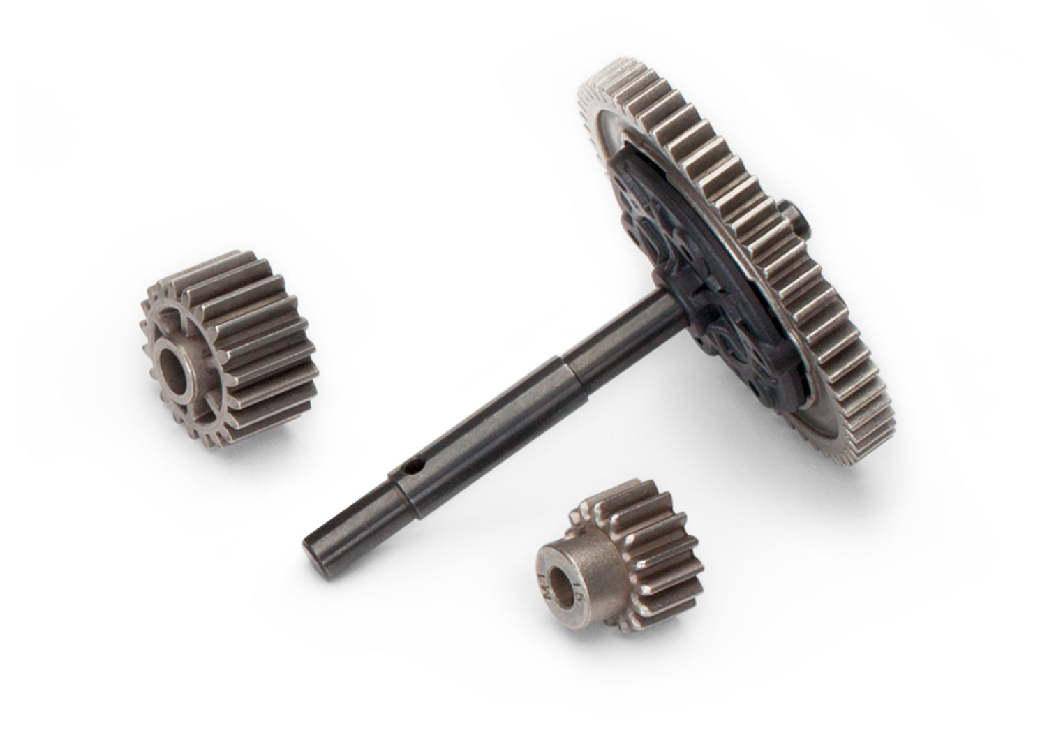 A detail shot of the X-Maxx 8S with Belted Sledgehammer Tires (Blue) (TRA77096-4-BLUE).