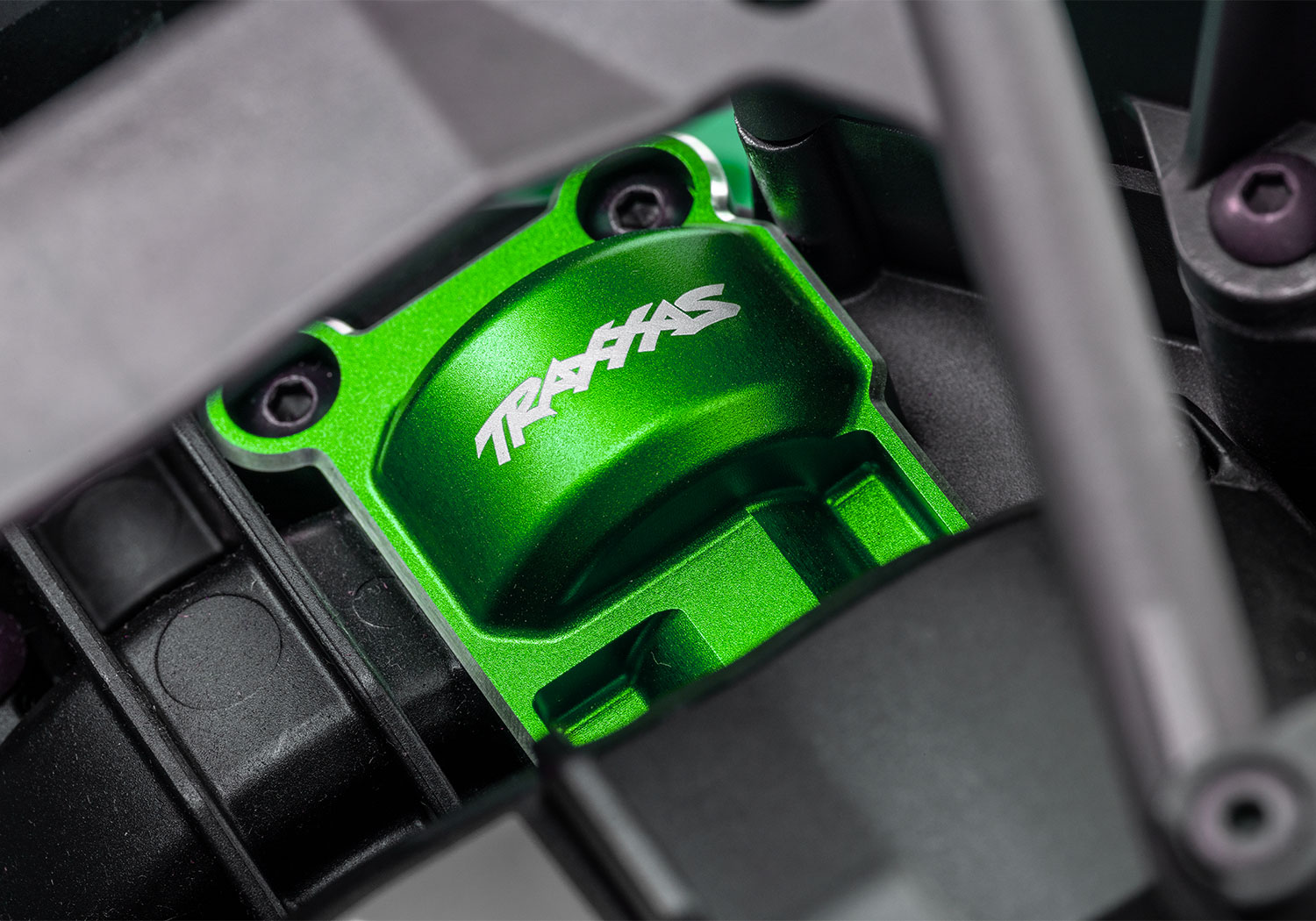 A detail shot of the X-Maxx 8S Ultimate Ready to Run (Blue) (TRA77097-4-BLUE).