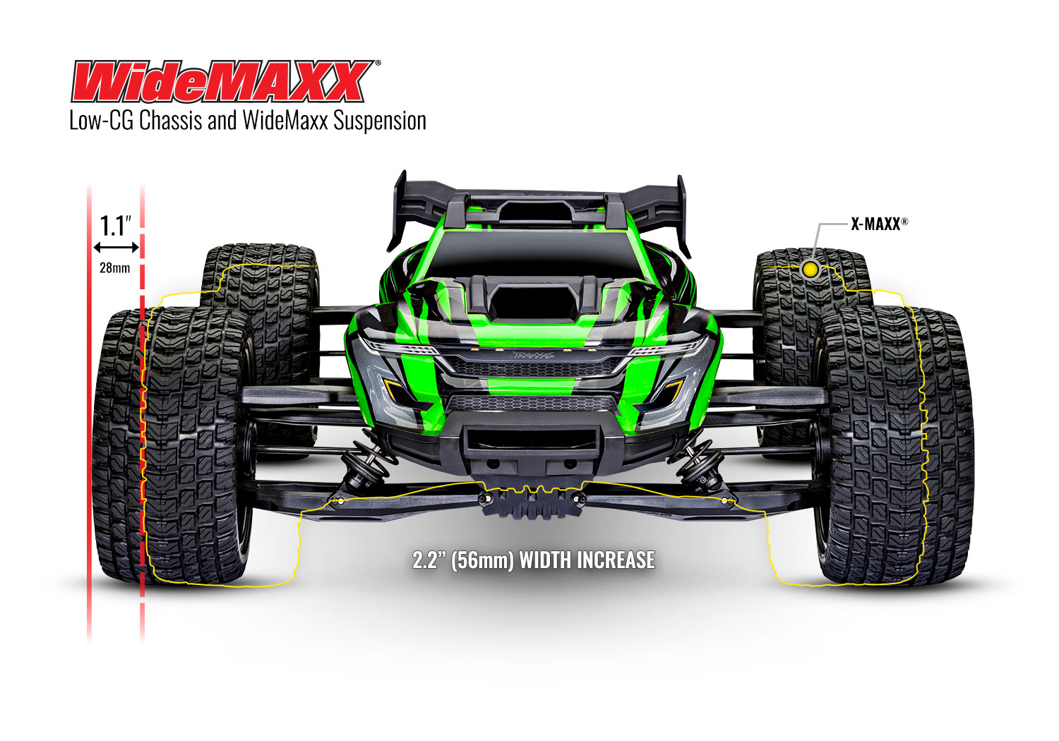 A detail shot of the XRT 8S Ready to Run (Black) (TRA78086-4-BLK).