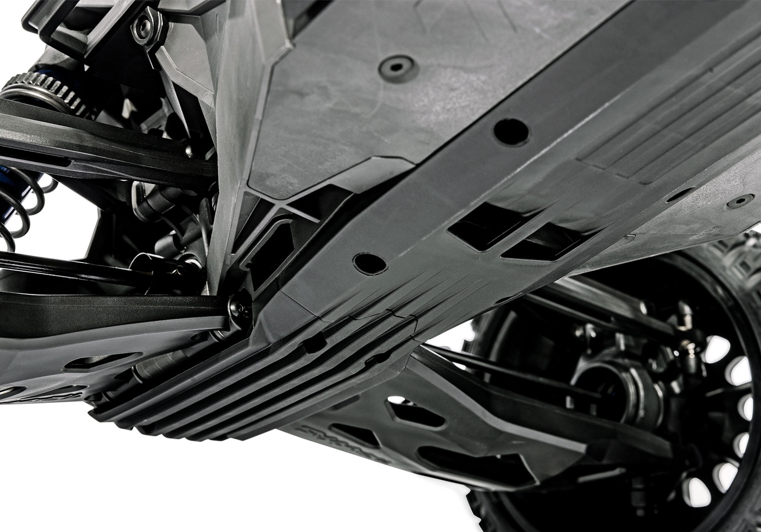 A detail shot of the XRT 8S Ready to Run (Black) (TRA78086-4-BLK).