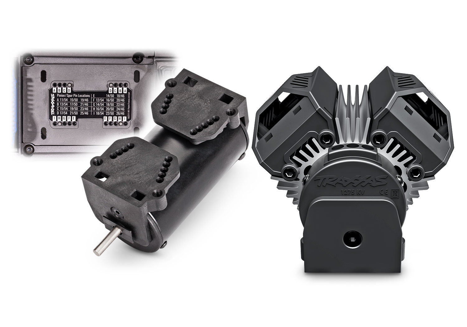 A detail shot of the XRT 8S Ready to Run (Black) (TRA78086-4-BLK).
