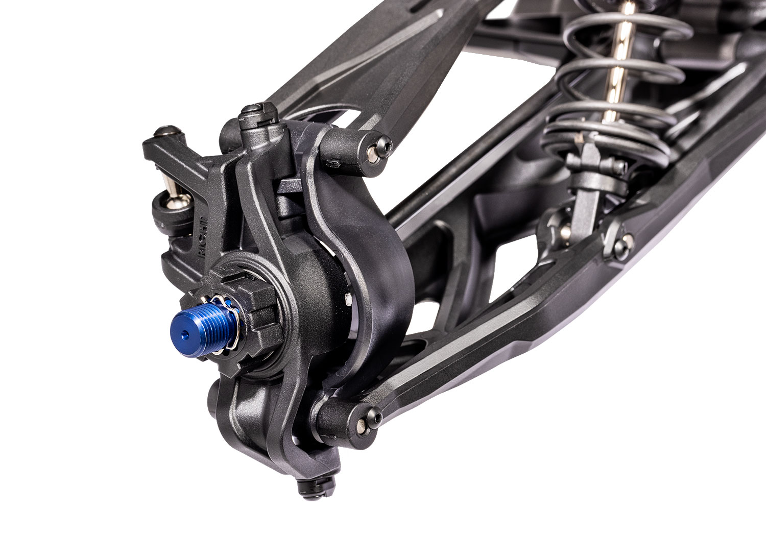 A detail shot of the XRT 8S Ready to Run (Black) (TRA78086-4-BLK).