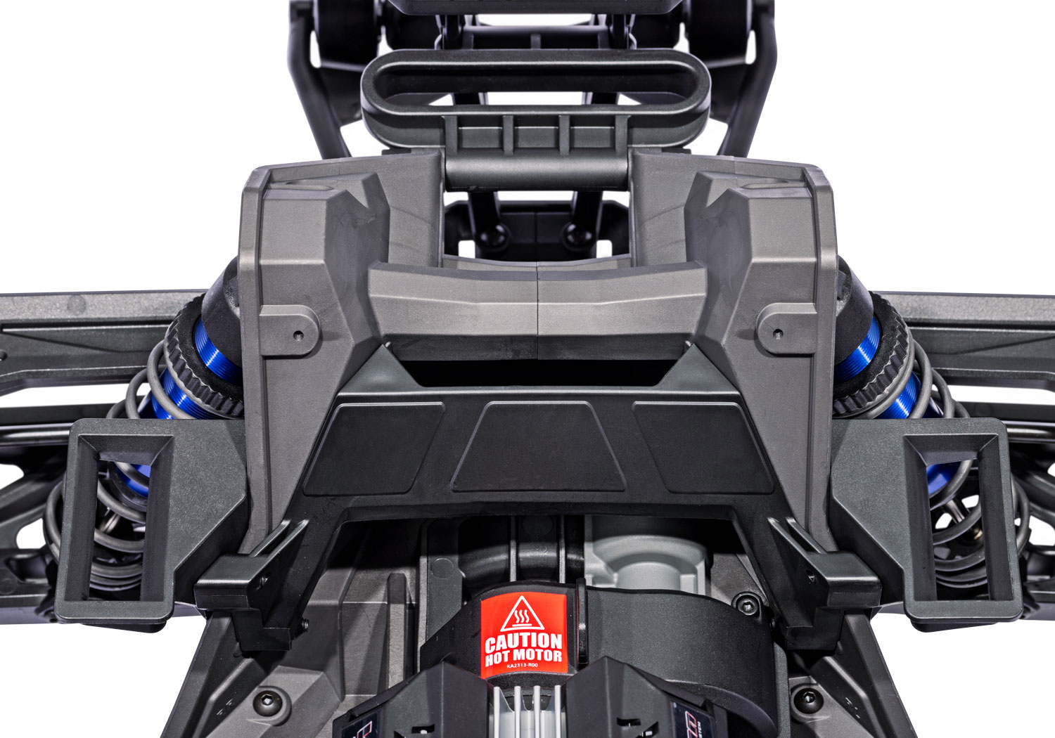 A detail shot of the XRT 8S Ready to Run (Black) (TRA78086-4-BLK).
