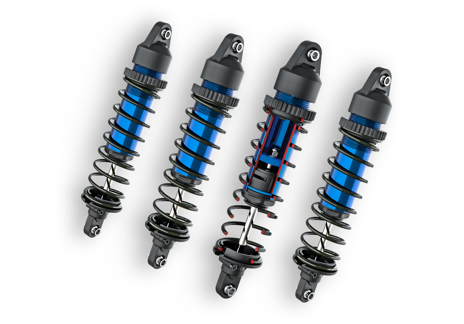 A detail shot of the XRT 8S Ready to Run (Green) (TRA78086-4-GRN).