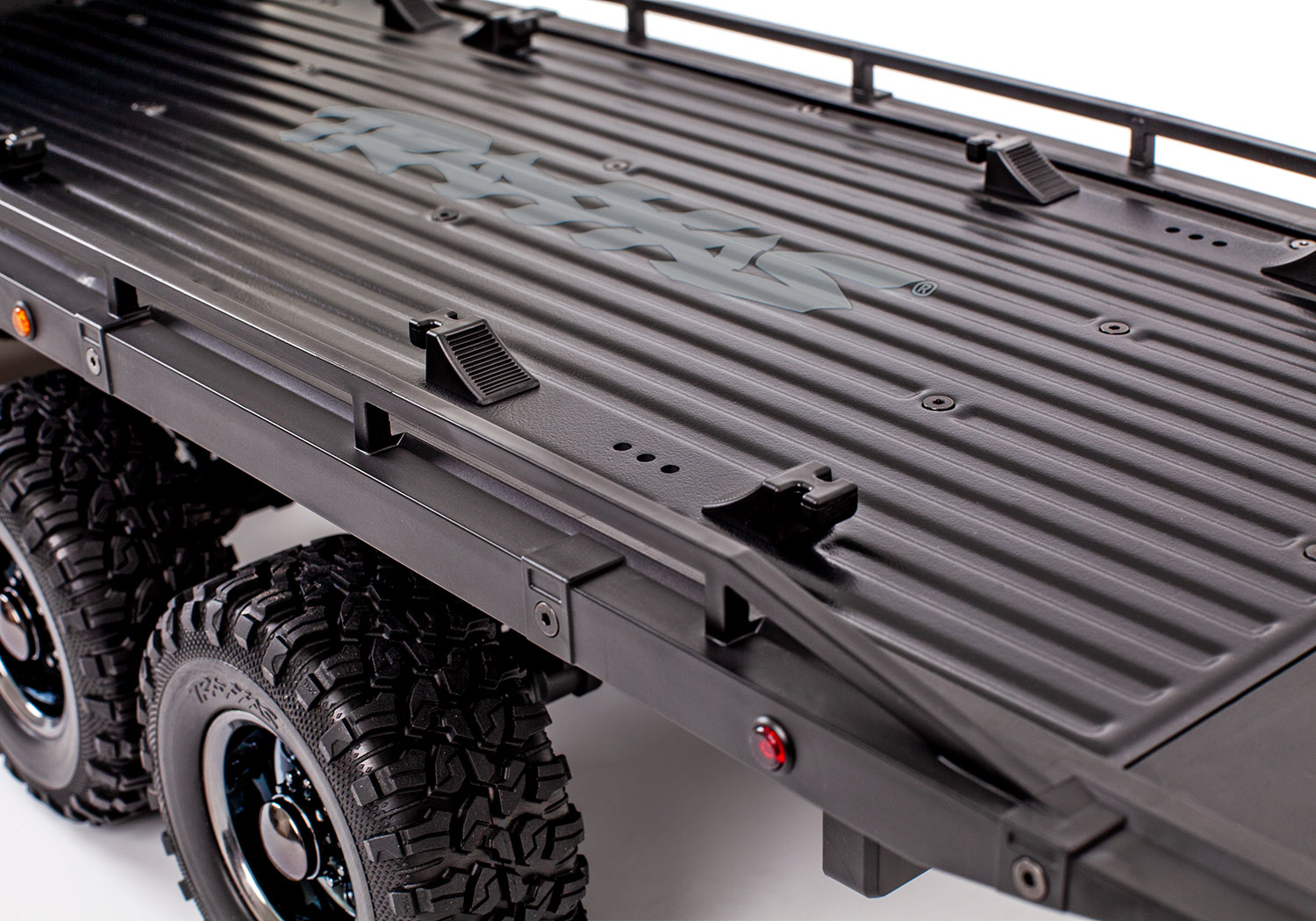 A detail shot of the 1/10 TRX-6 Ultimate Hauler Ready to Run (Black) (TRA88086-84-BLK).