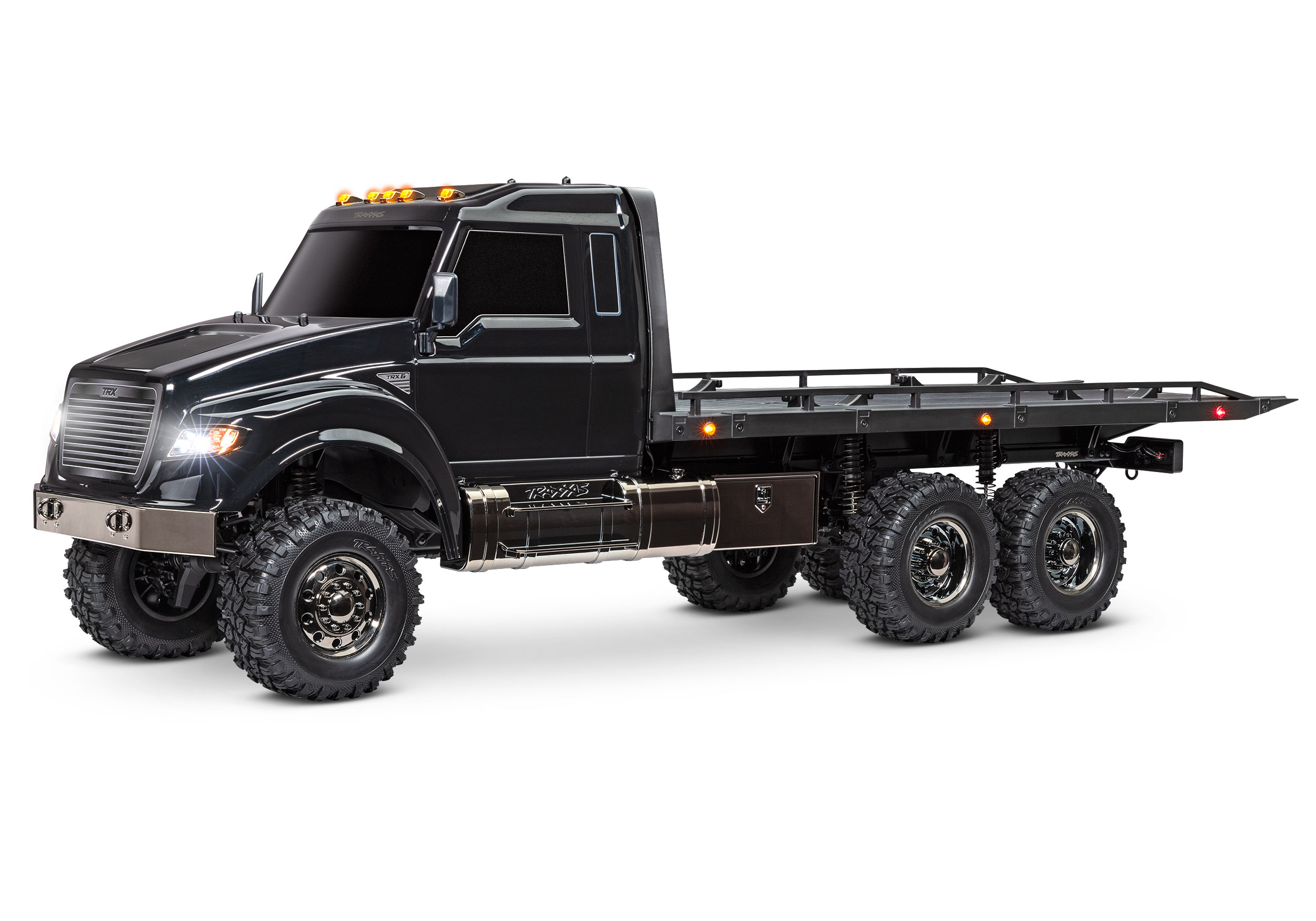 A studio shot of the 1/10 TRX-6 Ultimate Hauler Ready to Run (Black) (TRA88086-84-BLK).
