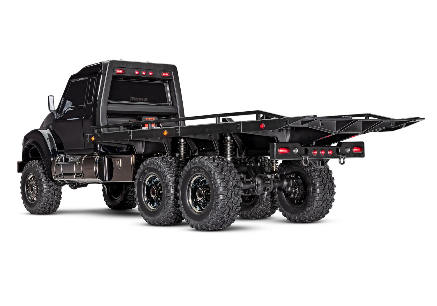 A studio shot of the 1/10 TRX-6 Ultimate Hauler Ready to Run (Black) (TRA88086-84-BLK).