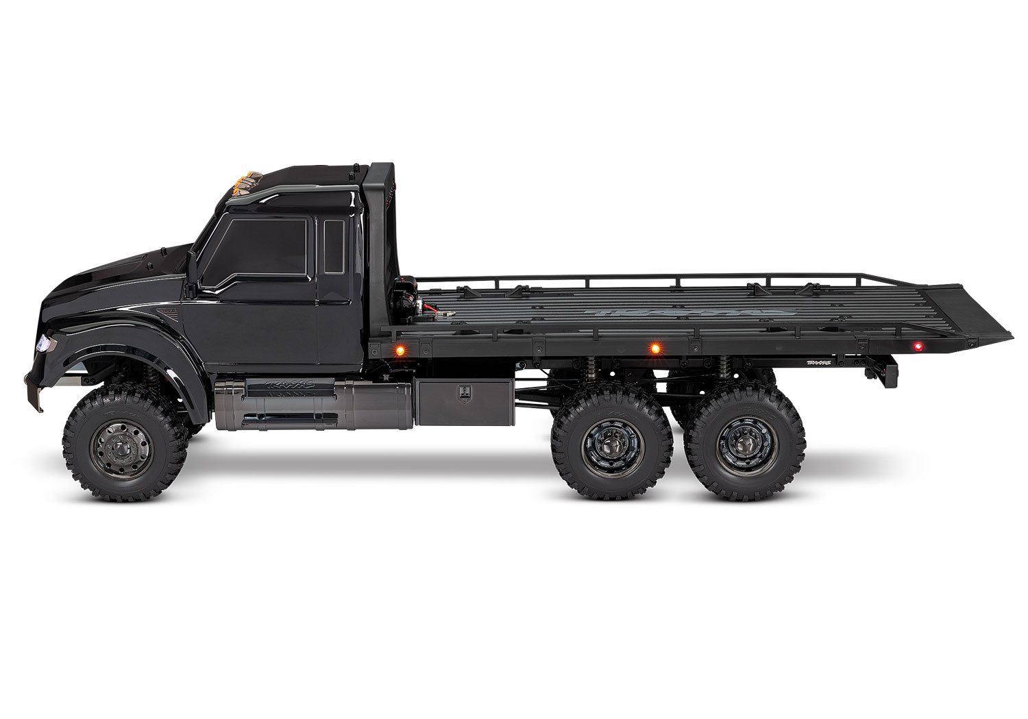 A studio shot of the 1/10 TRX-6 Ultimate Hauler Ready to Run (Black) (TRA88086-84-BLK).
