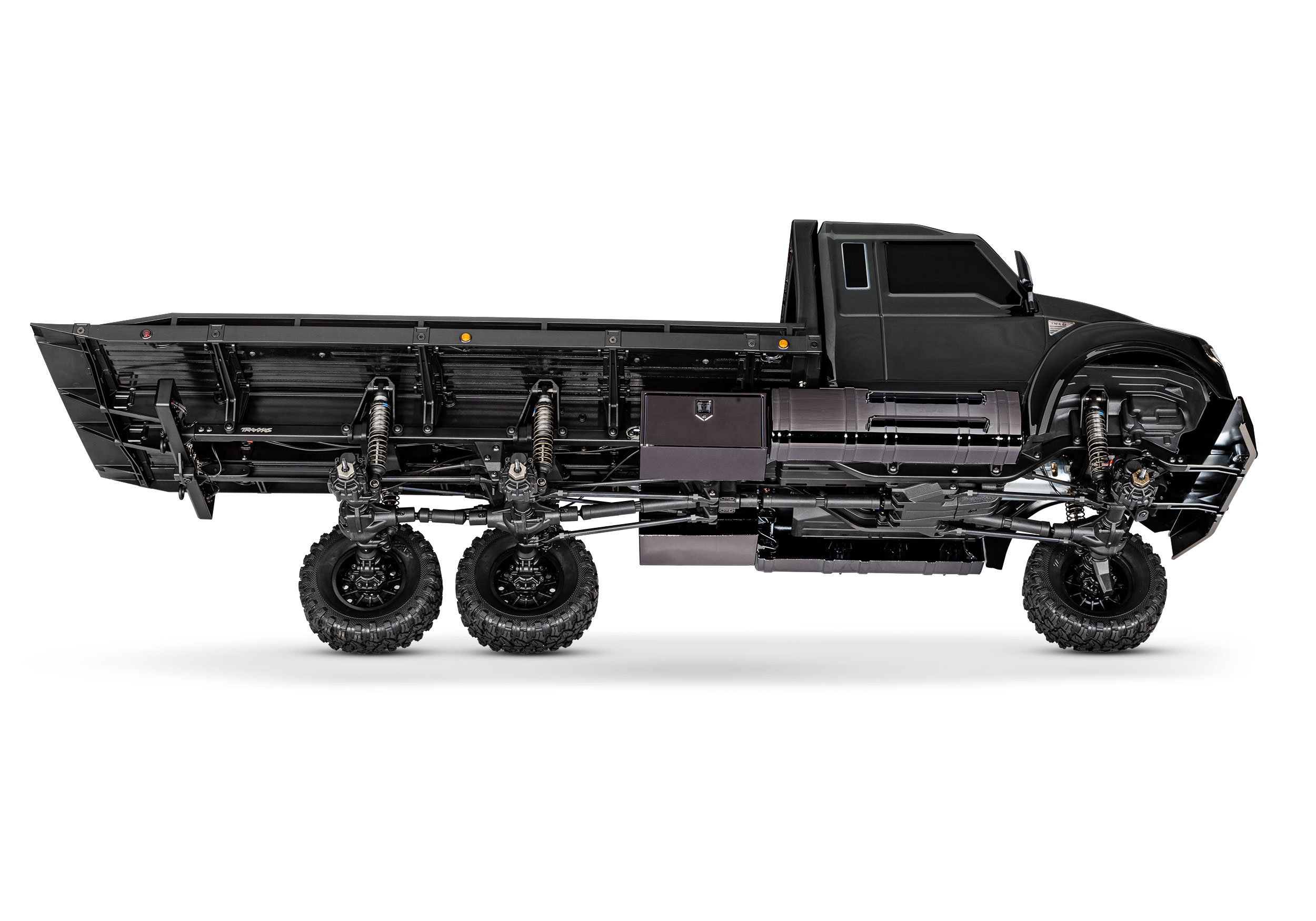 A studio shot of the 1/10 TRX-6 Ultimate Hauler Ready to Run (Black) (TRA88086-84-BLK).