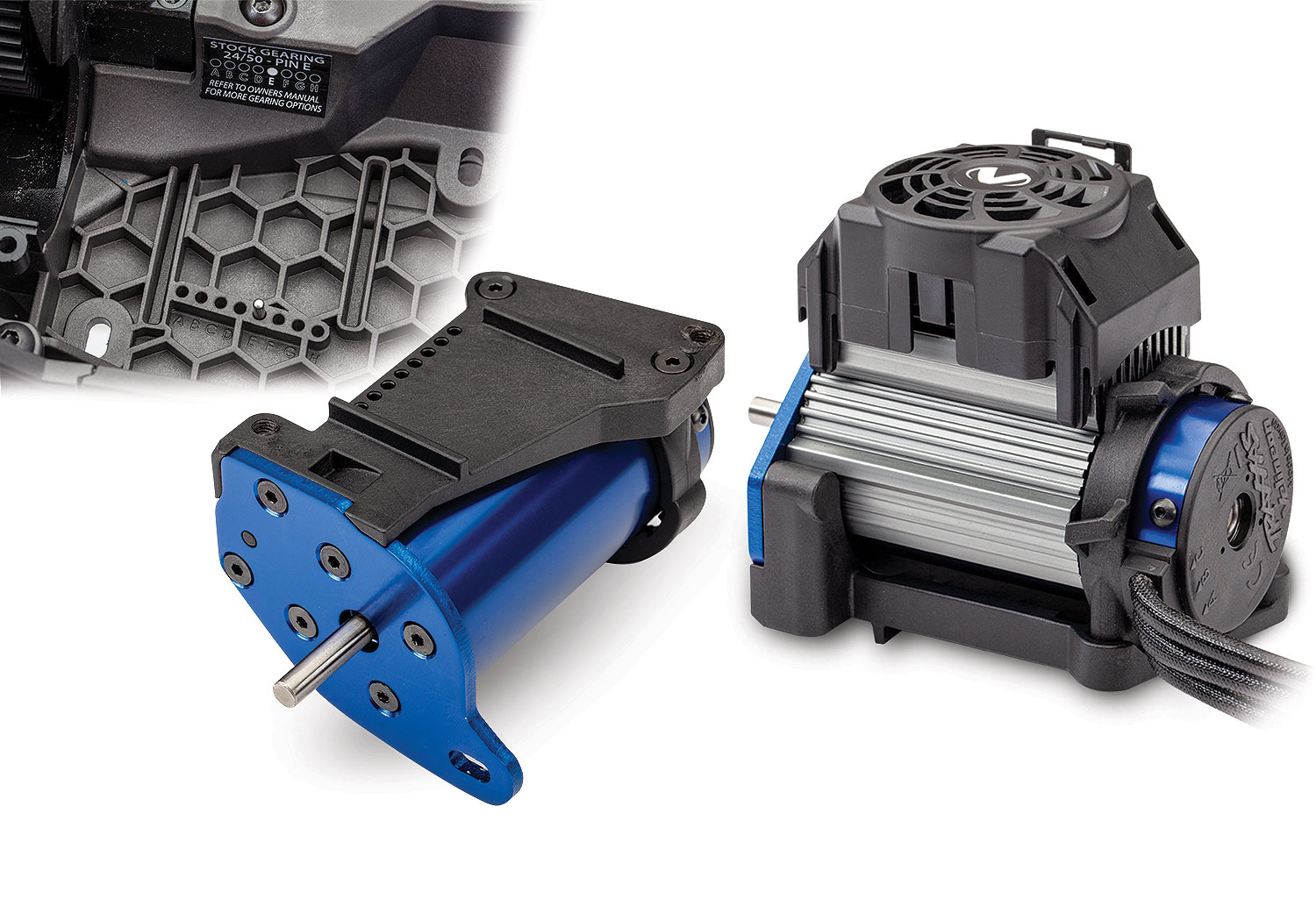 A detail shot of the 1/10 Maxx Widemaxx Ready to Run (Green) (TRA89086-4-GRN).