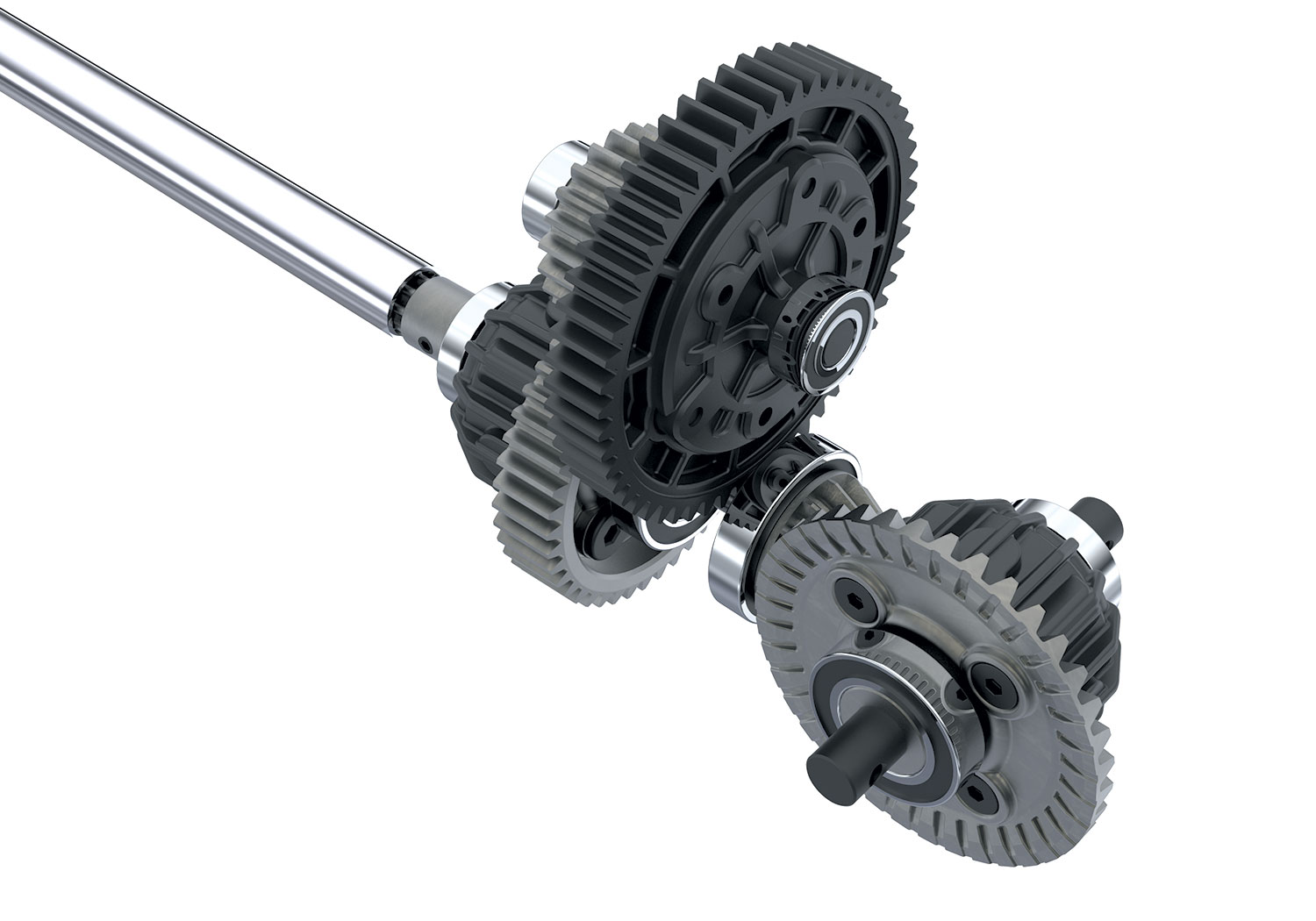 A detail shot of the 1/10 Maxx Widemaxx Ready to Run (Green) (TRA89086-4-GRN).