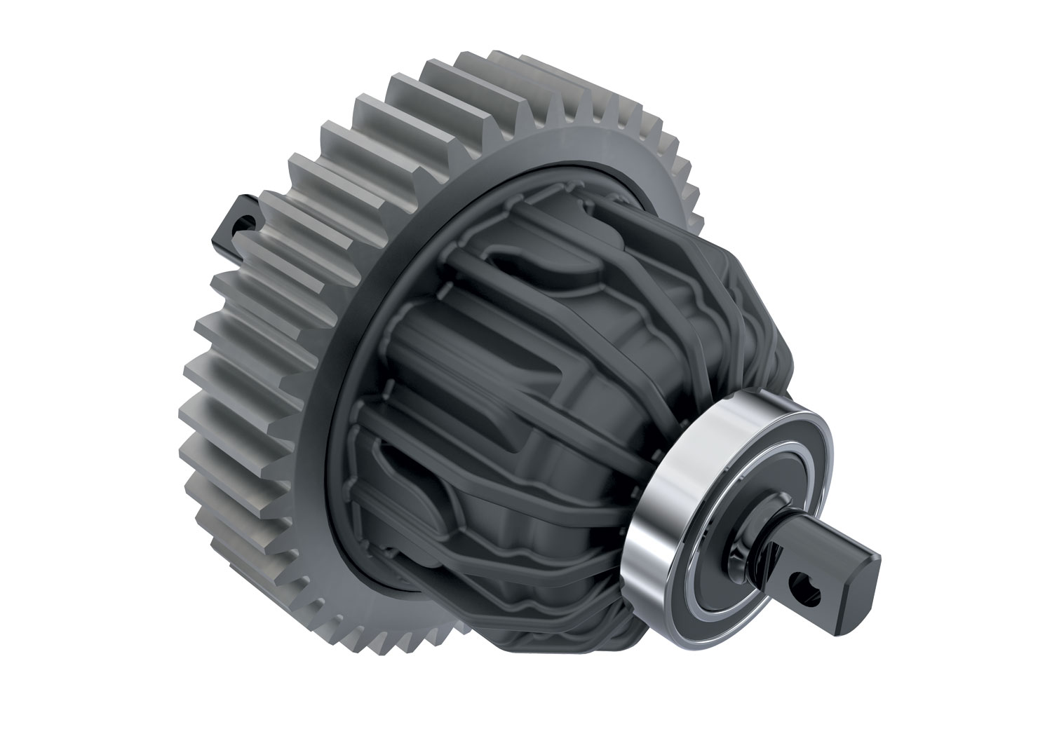 A detail shot of the 1/10 Maxx Widemaxx Ready to Run (Green) (TRA89086-4-GRN).