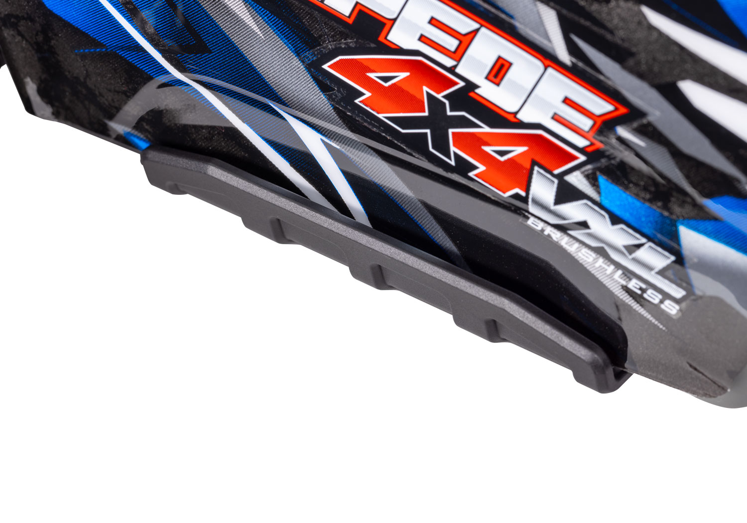 A detail shot of the 1/10 Stampede 4x4 VXL with 540XL Motor Ready to Run (Green) (TRA90376-4-GRN).
