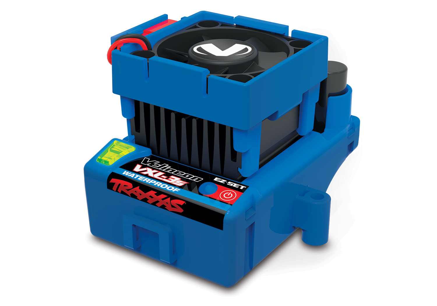 A detail shot of the 1/10 Stampede 4x4 VXL with 540XL Motor Ready to Run (Green) (TRA90376-4-GRN).