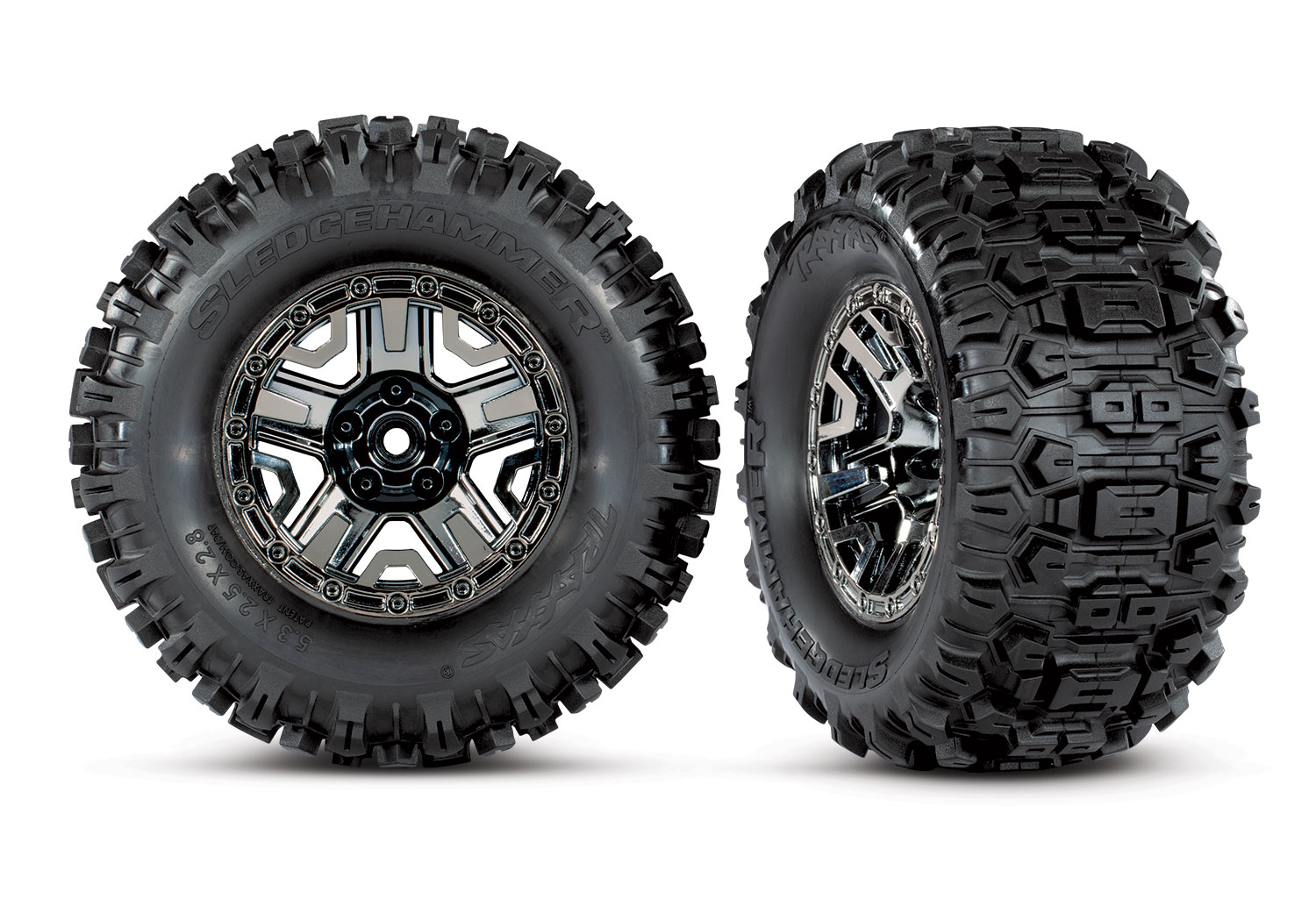 A detail shot of the 1/10 Stampede 4x4 VXL with 540XL Motor Ready to Run (Green) (TRA90376-4-GRN).