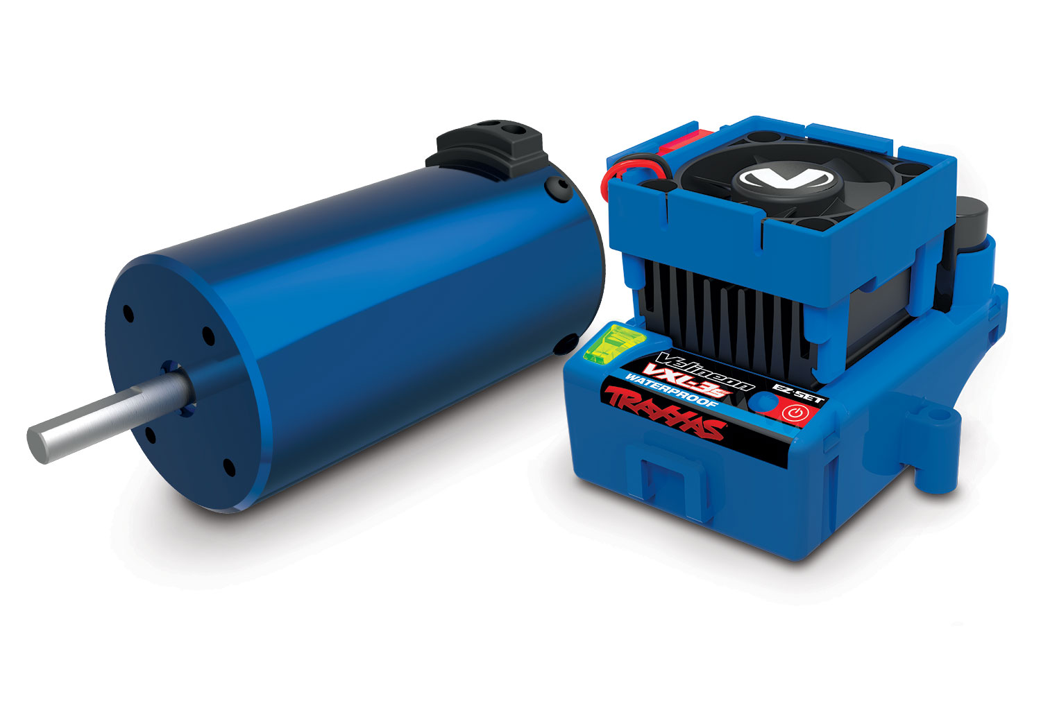 A detail shot of the 1/10 Stampede 4x4 VXL with 540XL Motor Ready to Run (Orange) (TRA90376-4-ORNG).