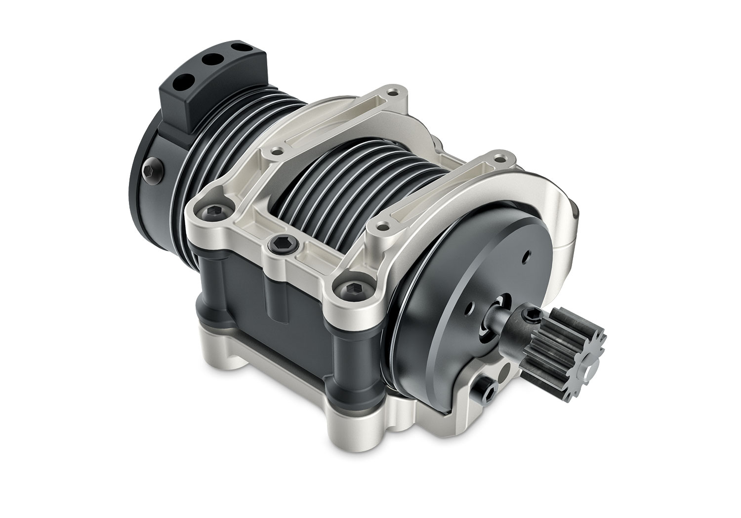 A detail shot of the 1/8 Sledge with Belted Sledgehammer Tires Ready to Run (Green) (TRA95096-4-GRN).