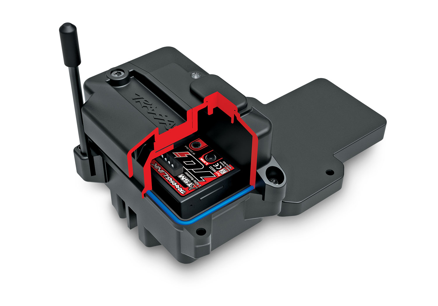 A detail shot of the 1/8 Sledge with Belted Sledgehammer Tires Ready to Run (Green) (TRA95096-4-GRN).
